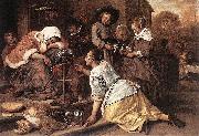 Jan Steen The Effects of Intemperance oil painting reproduction